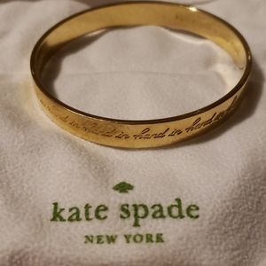 Kate Spade hand in hand bangle bracelet